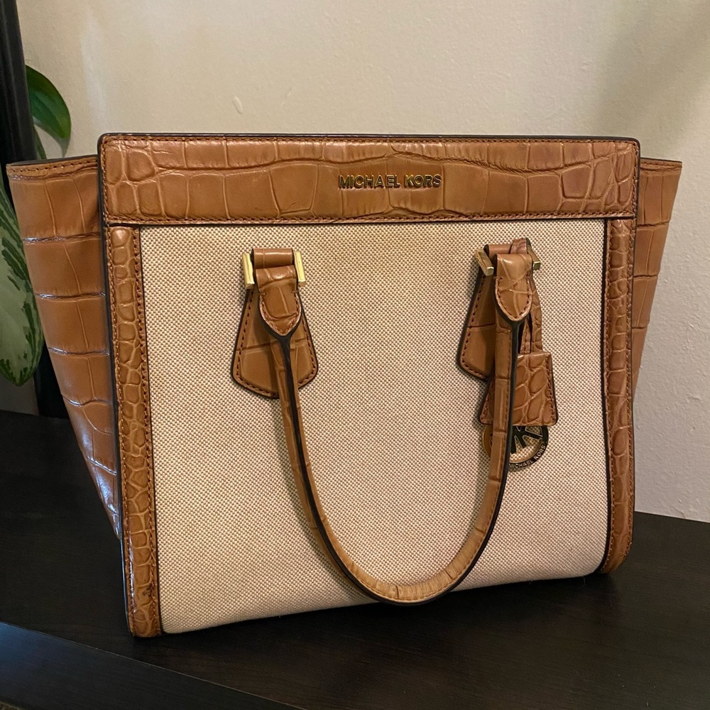 Michael Kors leather/canvas Bag